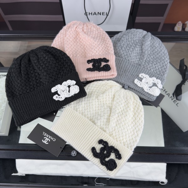 샤넬 울 모자 (울 50% 함유)