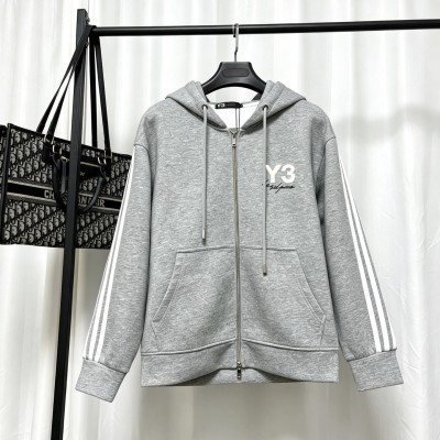 Y-3 후드 집업 재킷