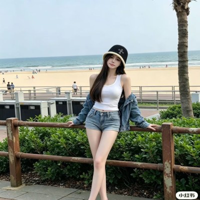 크롬하츠 니트 레이스 밀짚모자