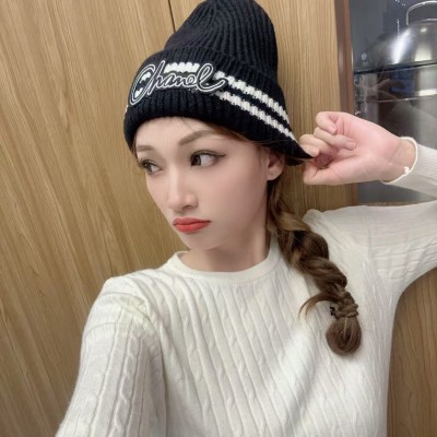 샤넬 니트 모자