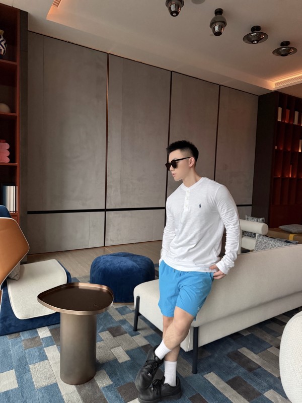 랄프로렌 포니 자수 헨리넥 긴팔